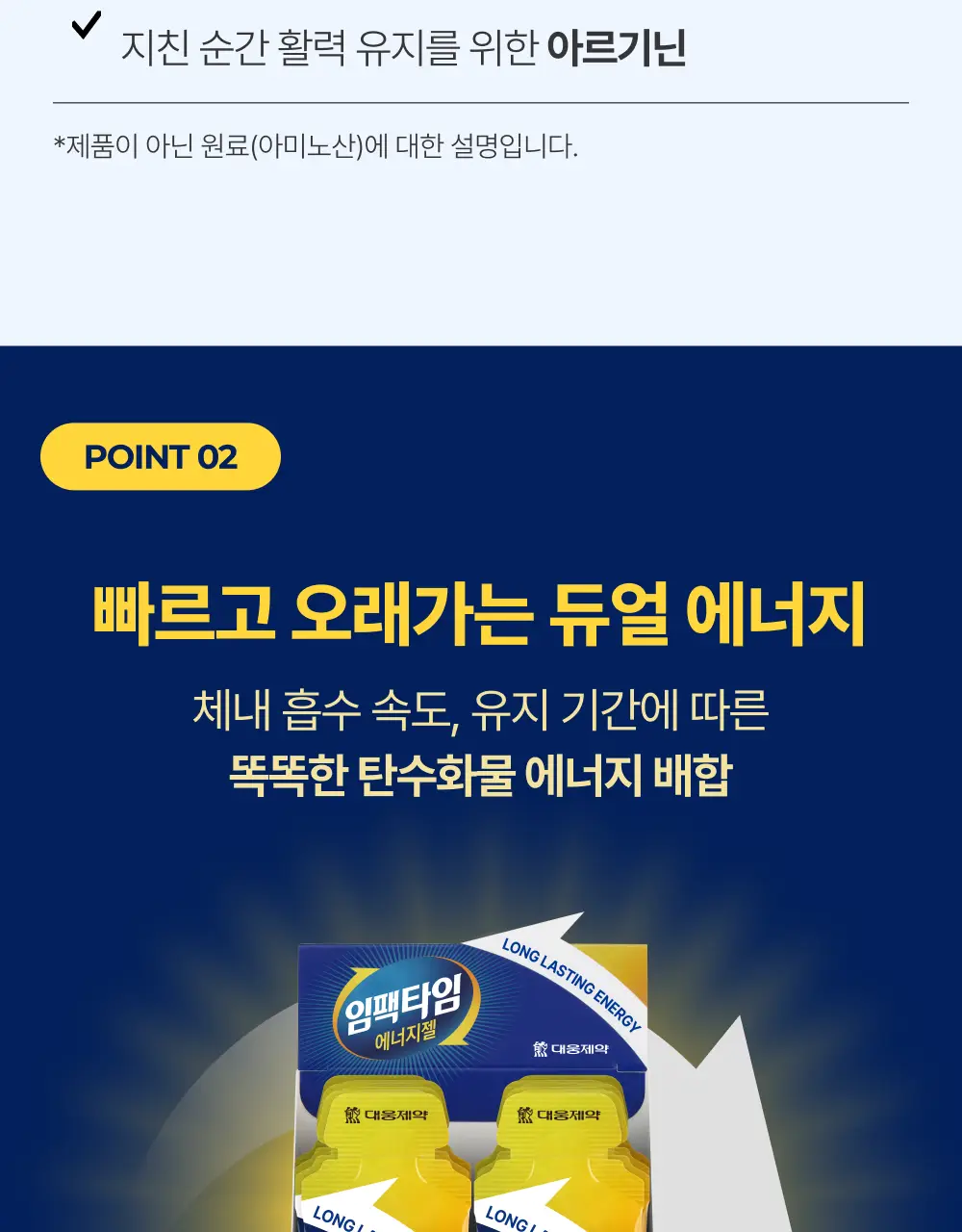 [심으뜸 Pick] 임팩타임 에너지젤 45g 12포 (12일분) / 러닝필수템 유산소 상세페이지 4